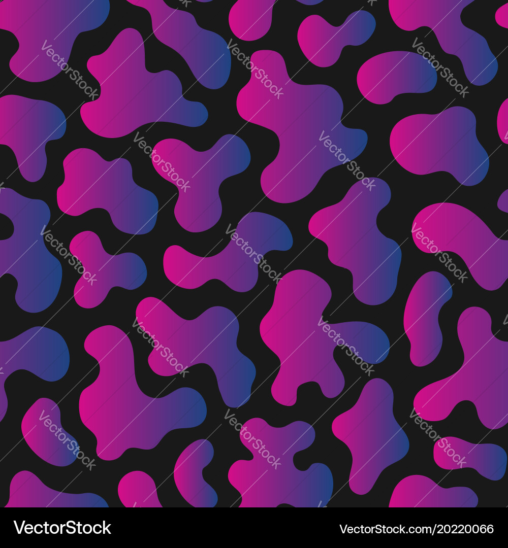Fluid shapes seamless pattern abstract background Vector Image