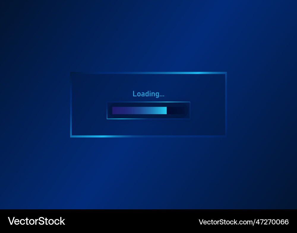 Technology background loading screen Technology background loading screen Vector Image