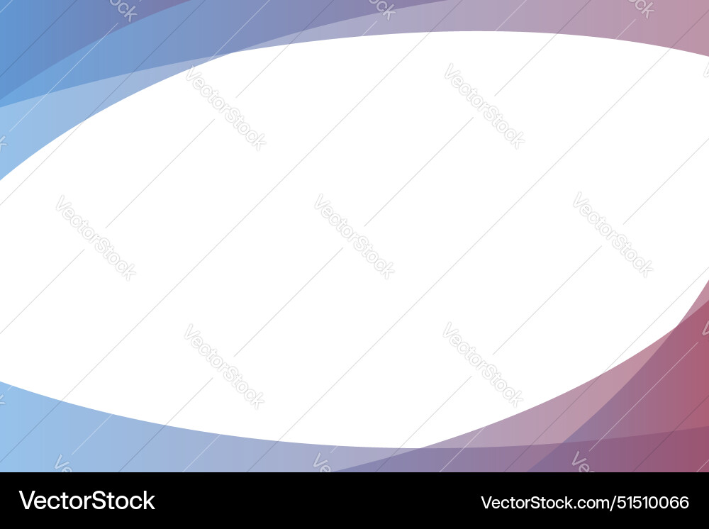 Wavy border design with gradient colors vector image