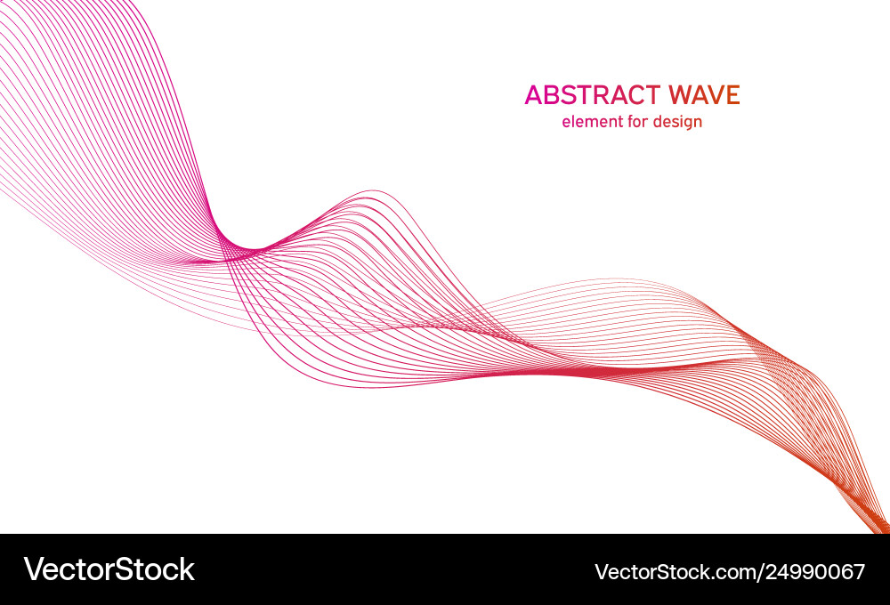 Abstract Wave Frequency Element Vector Image