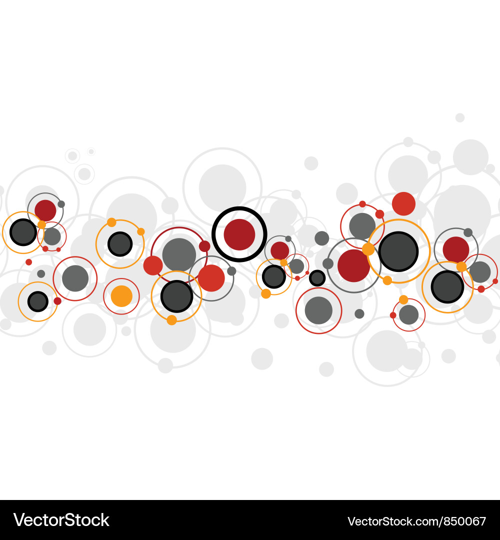 Colored circles pattern Vector Image