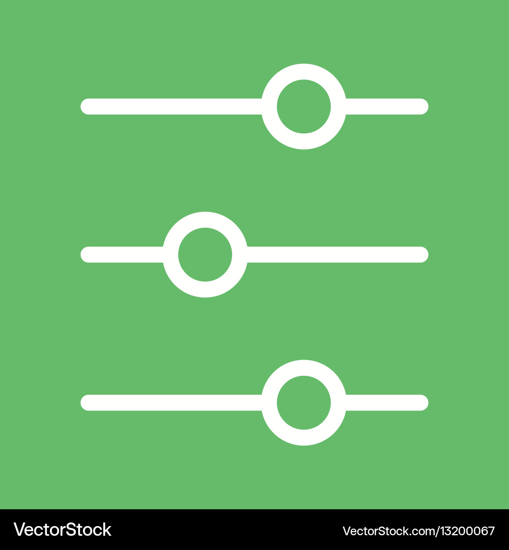 Controls vector image