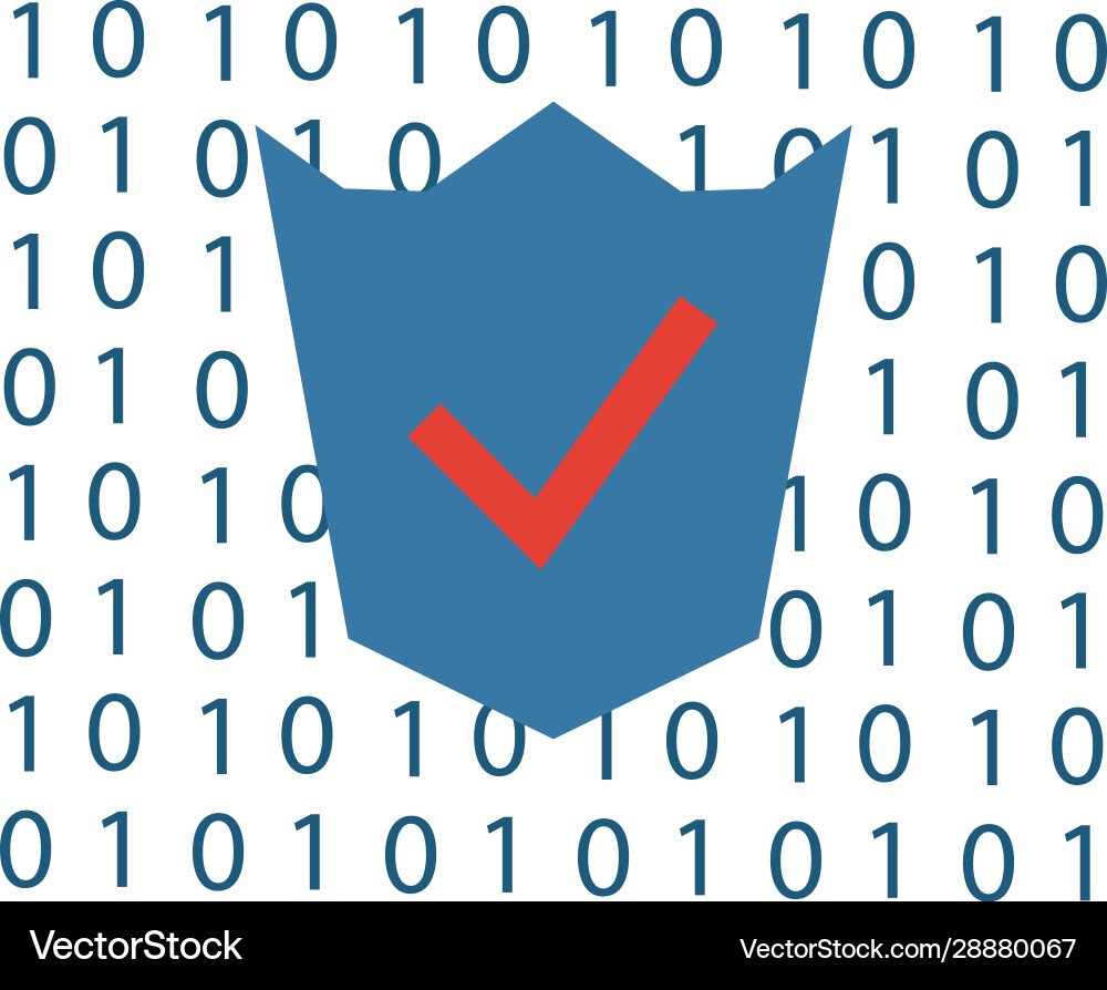 Encrypted icon set four elements in different Encrypted icon set four elements in different vector image