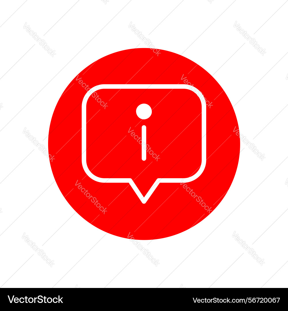 Hand-drawn minimal style line chat bubble error vector image