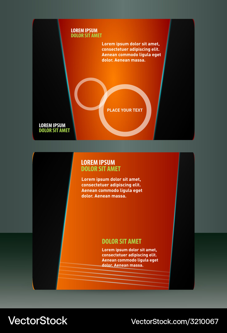 Leaflet design vector image