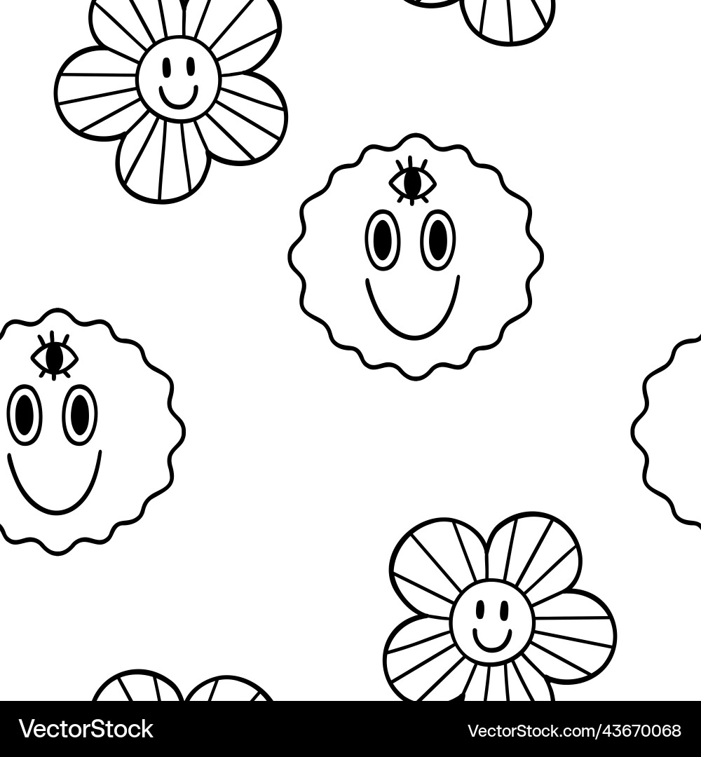 A seamless pattern in the style A seamless pattern in the style vector image