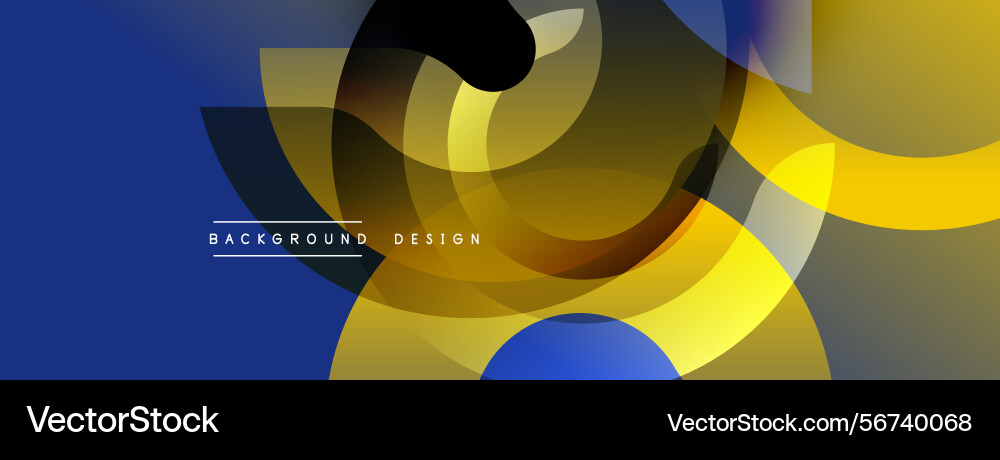 Abstract geometric shapes overlap creating Abstract geometric shapes overlap creating vector image