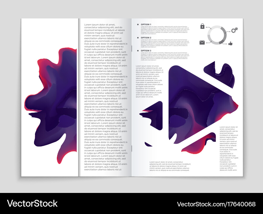 Abstract layout background set for art vector image