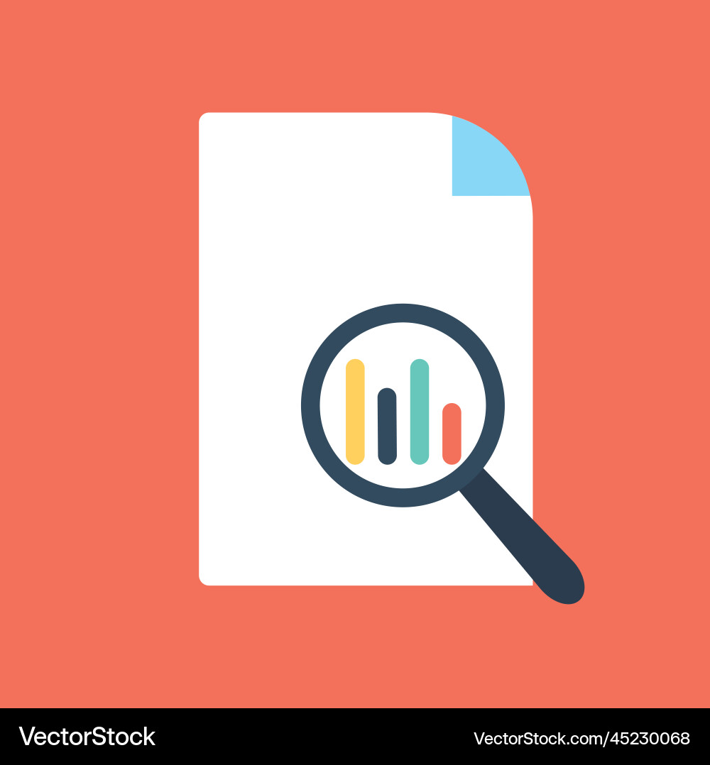 Analytics list icon Analytics list icon vector image