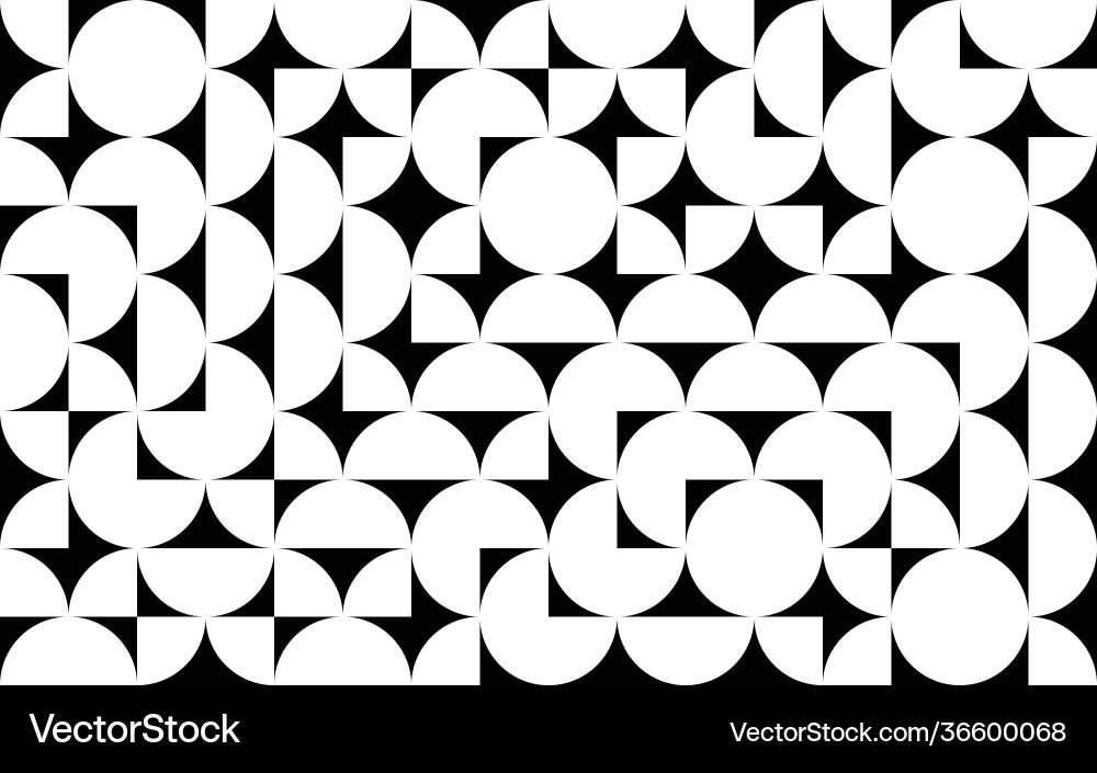Black and white abstract pattern design Black and white abstract pattern design vector image