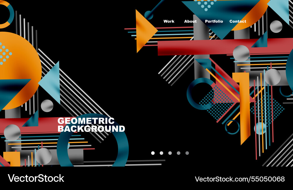 Geometric background showcasing sharp lines Geometric background showcasing sharp lines vector image