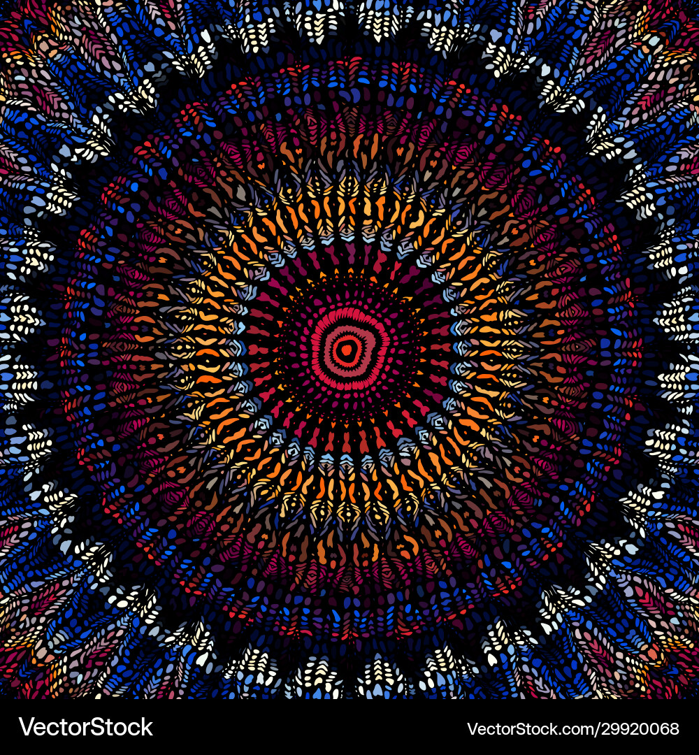 Mosaic art pattern curved image Mosaic art pattern curved image vector image