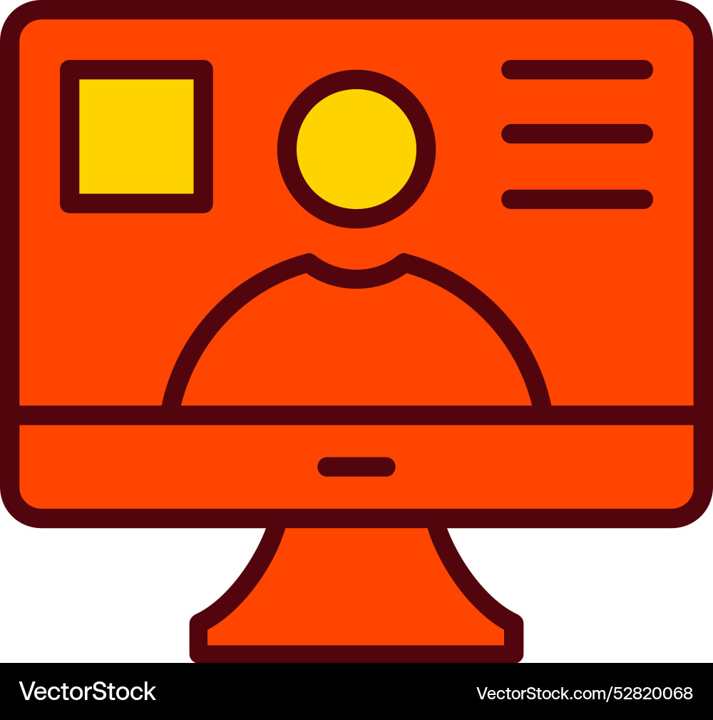 Tutorial icon design vector image