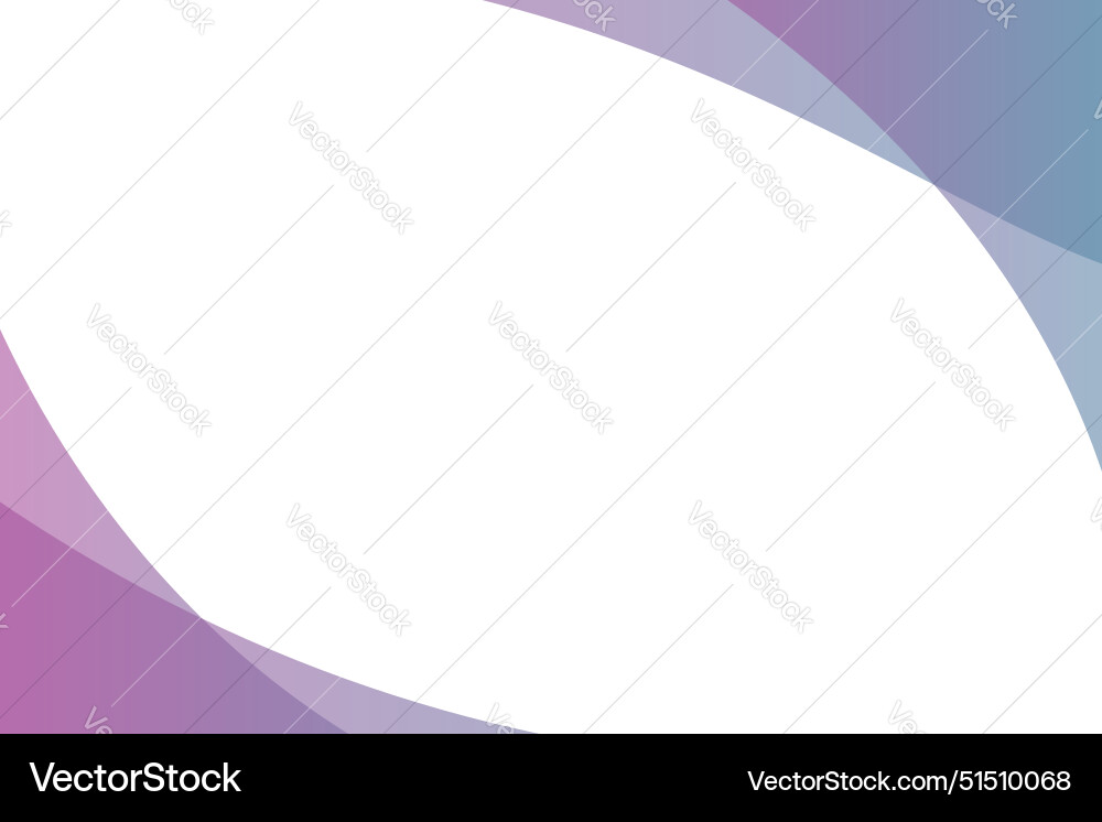 Wavy border design with gradient colors vector image