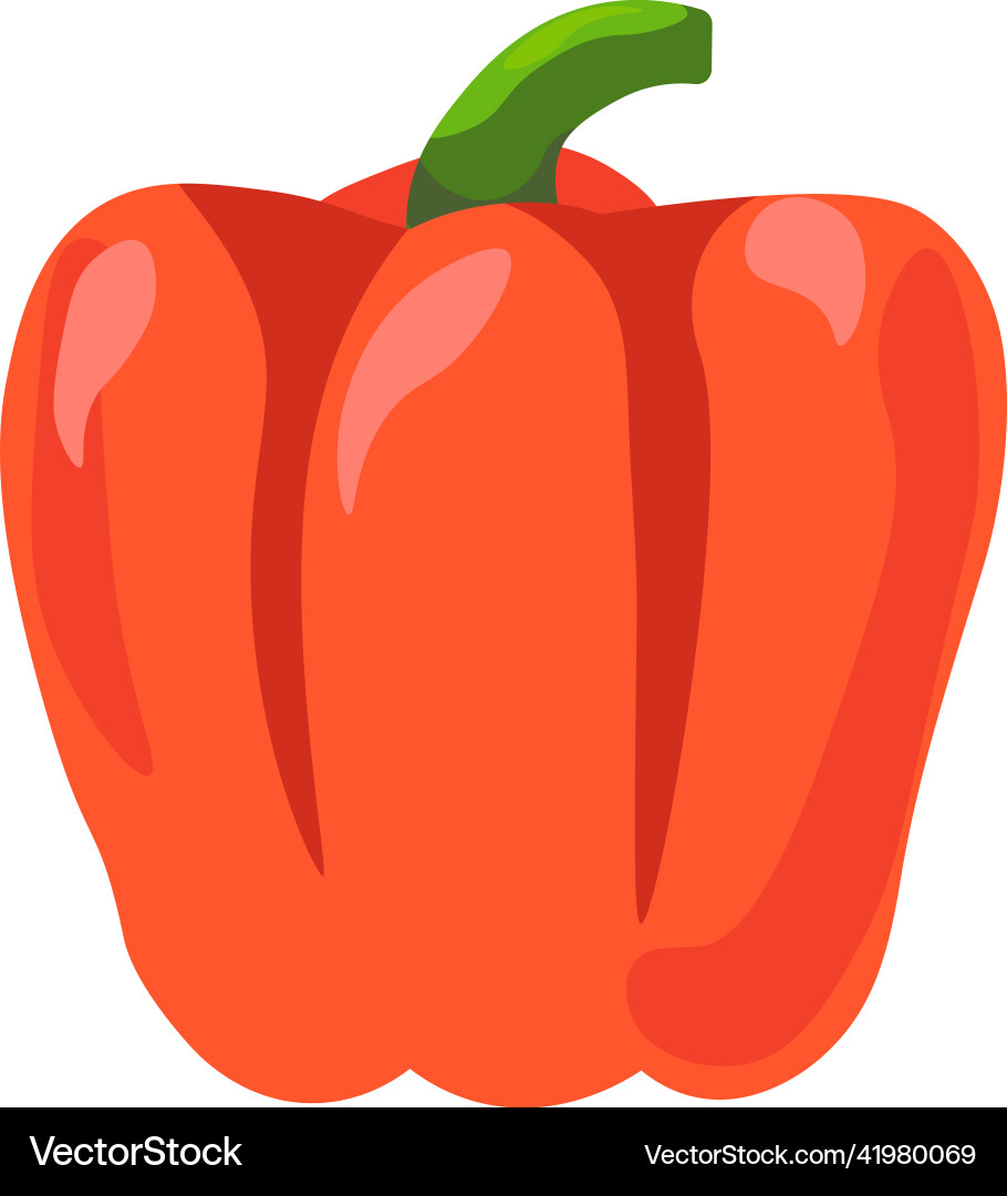Bell pepper sweet paprika vegetable fresh veggie Bell pepper sweet paprika vegetable fresh veggie vector image
