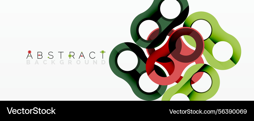 Colorful overlapping circles create modern Colorful overlapping circles create modern vector image