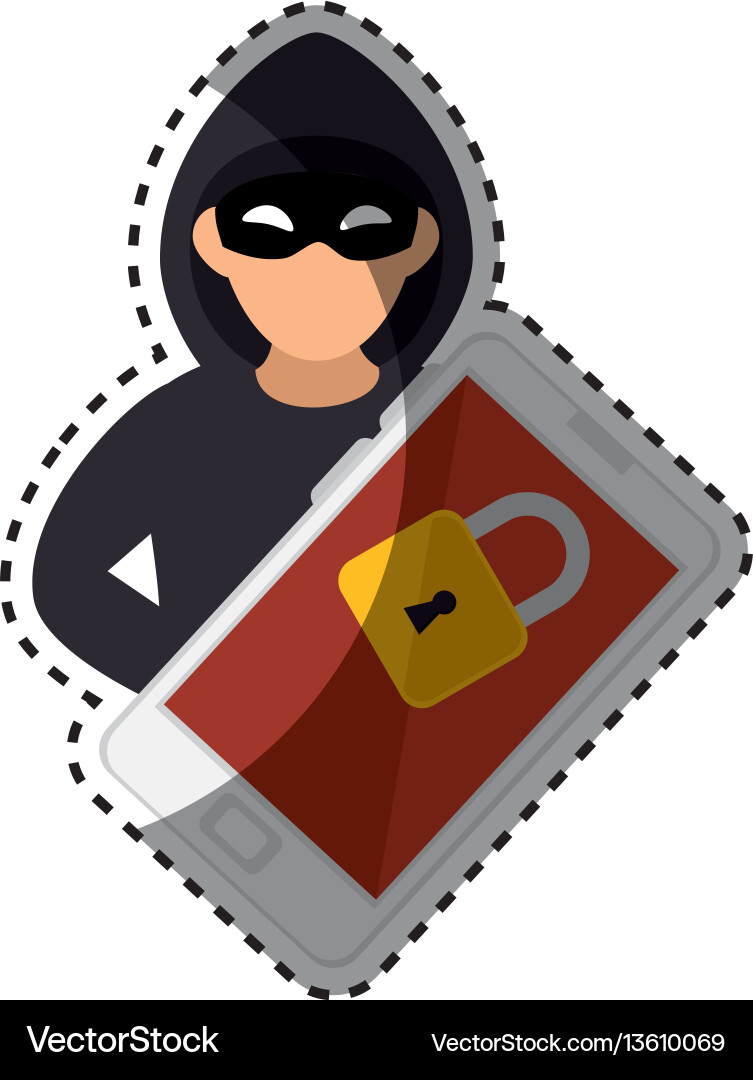Computer with computing alert Computer with computing alert vector image