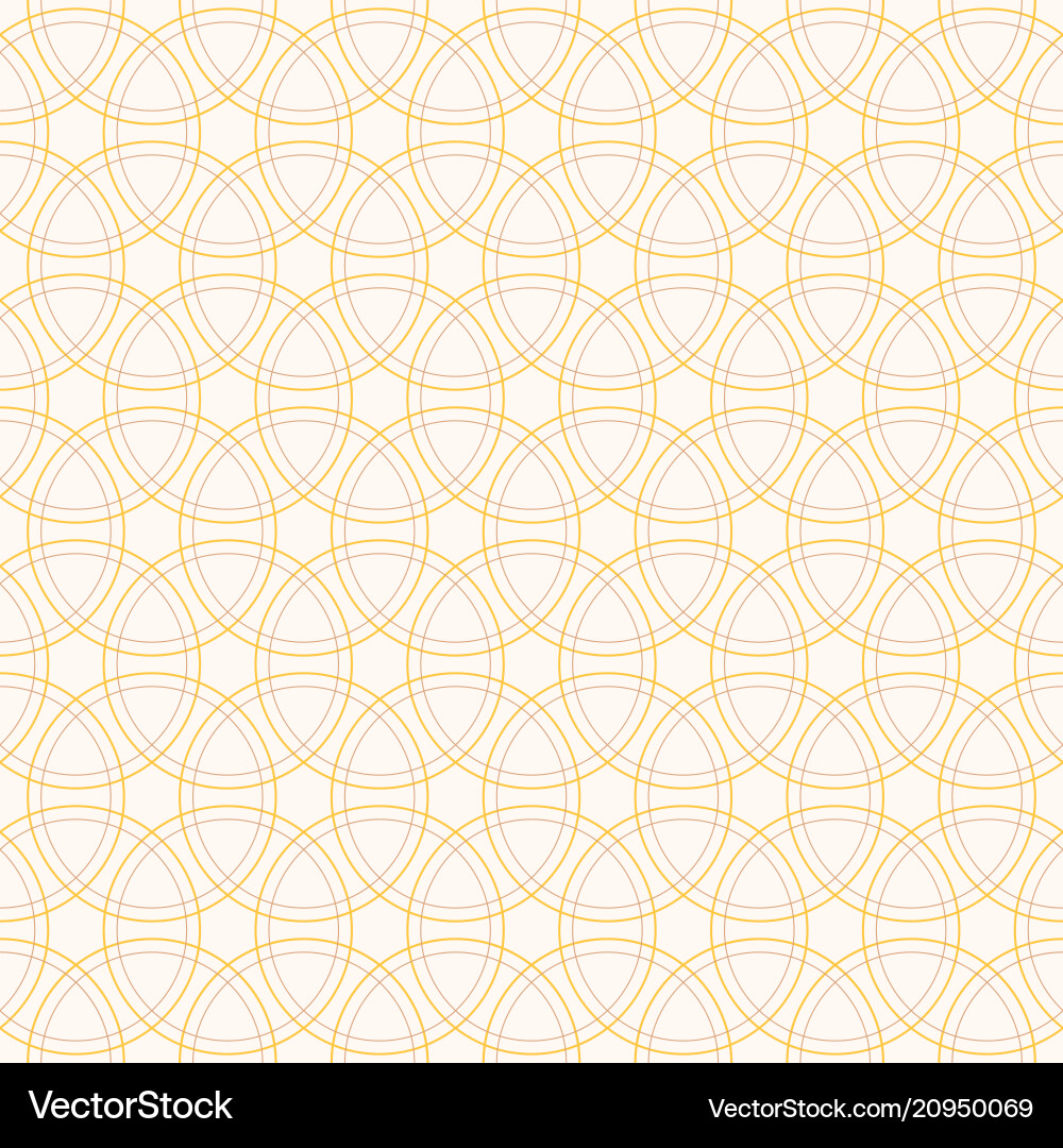 Intersecting Circles Pattern vector image