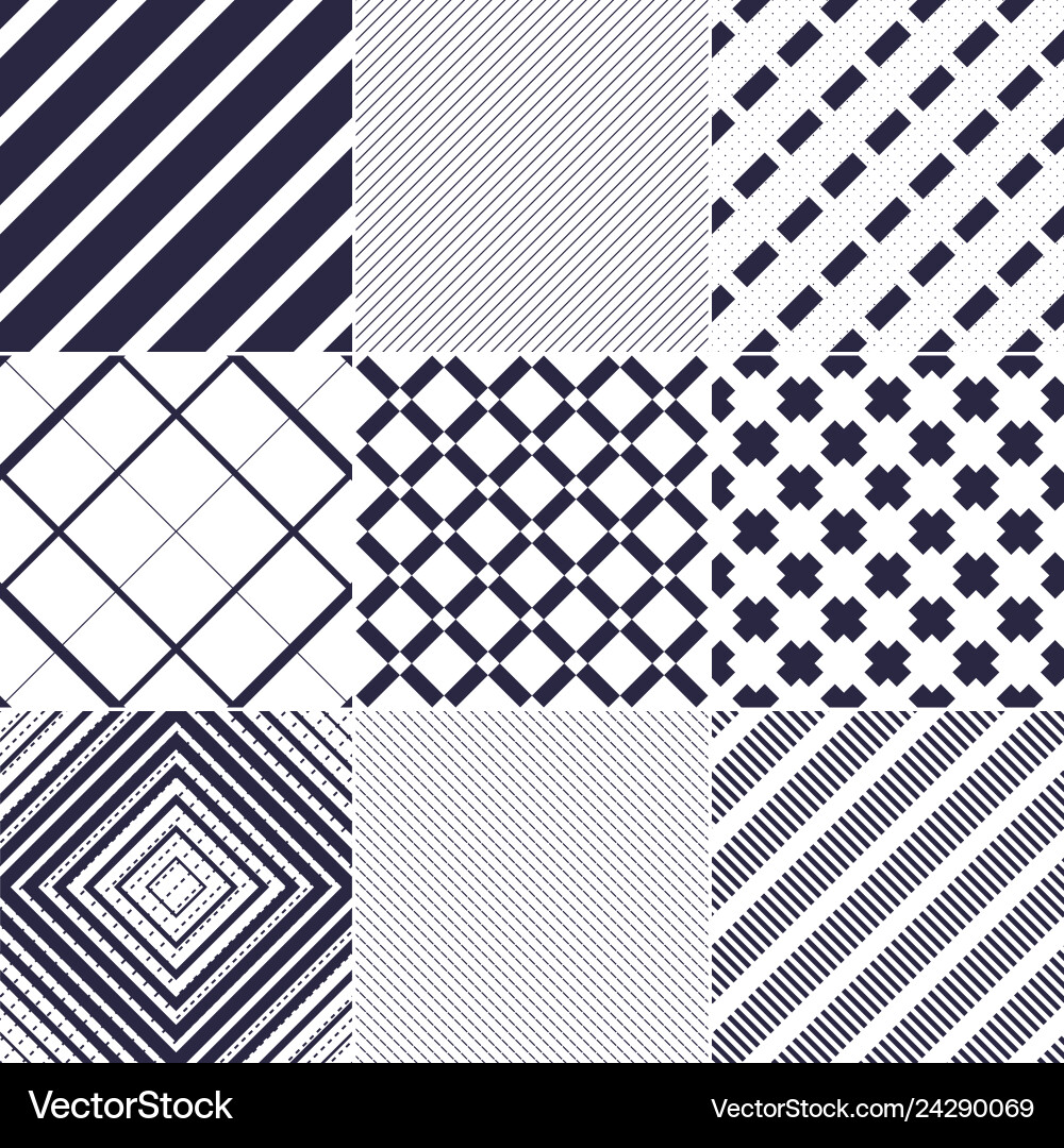 Minimal lines seamless patterns set abstract Minimal lines seamless patterns set abstract vector image