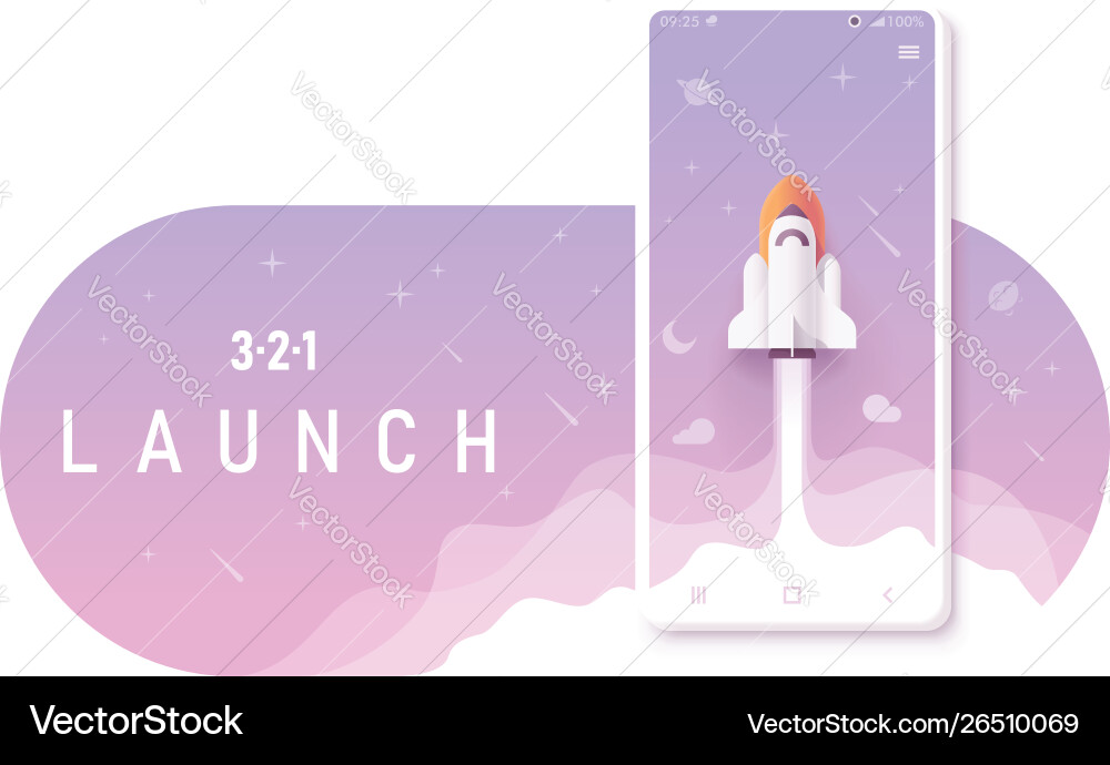 Mobile app creation concept Royalty Free Vector Image