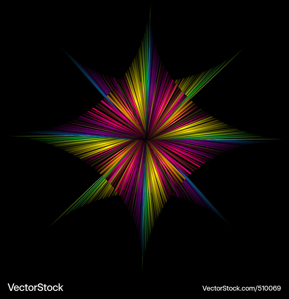 Vibrant Color Gradient Abstract Vector Image