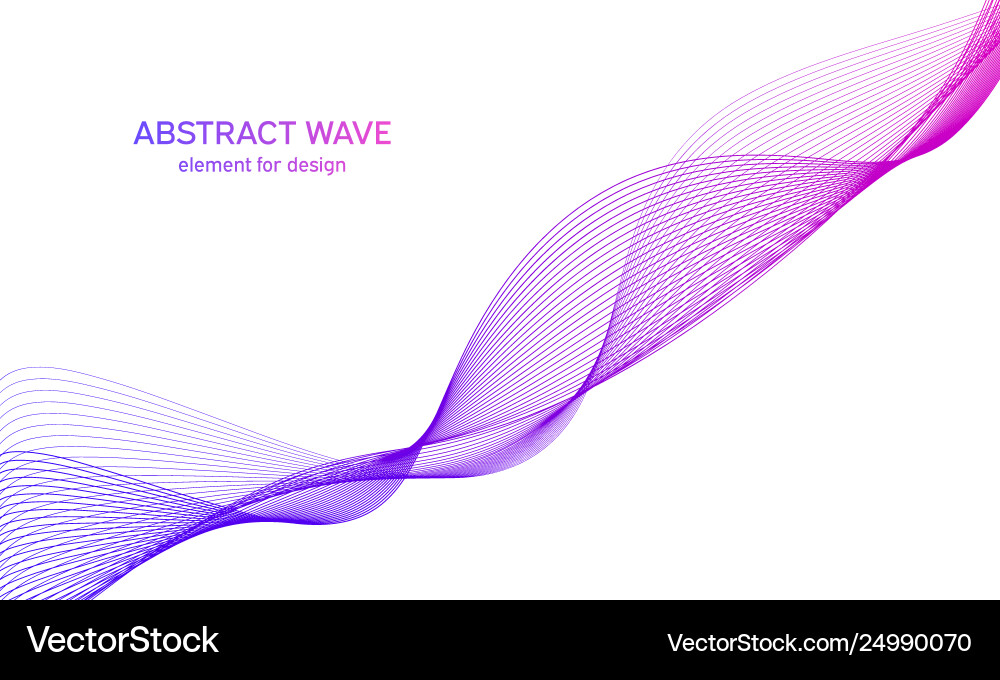Abstract colorful wave element for design Abstract colorful wave element for design vector image