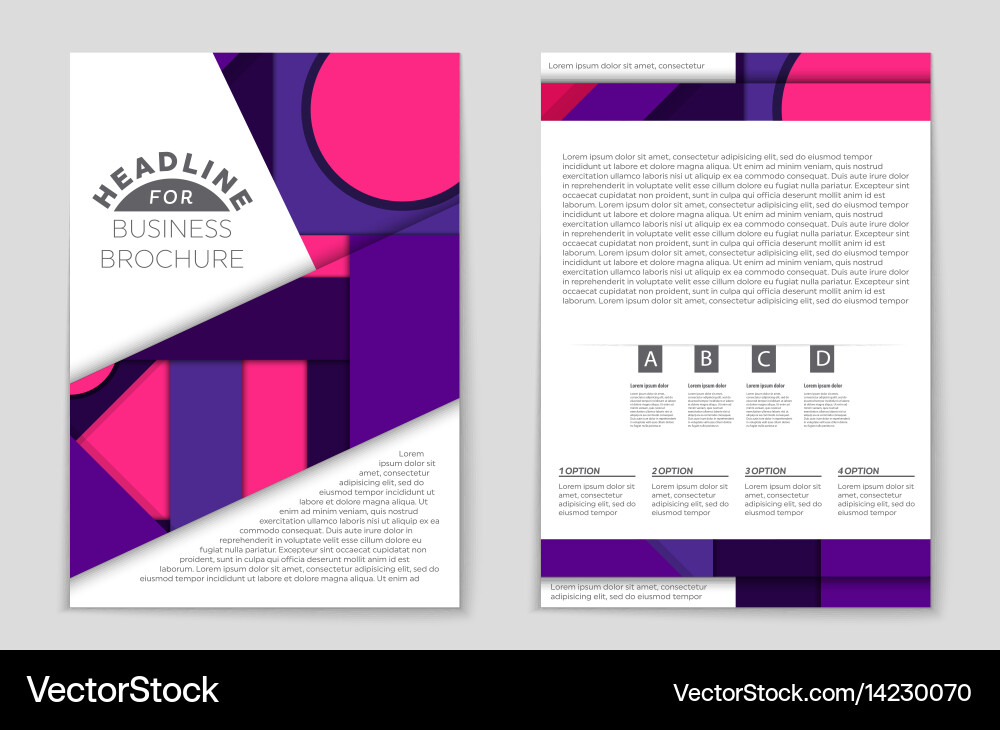 Abstract layout background set for art vector image