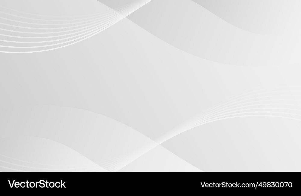 Abstract white and grey background with dynamic Vector Image