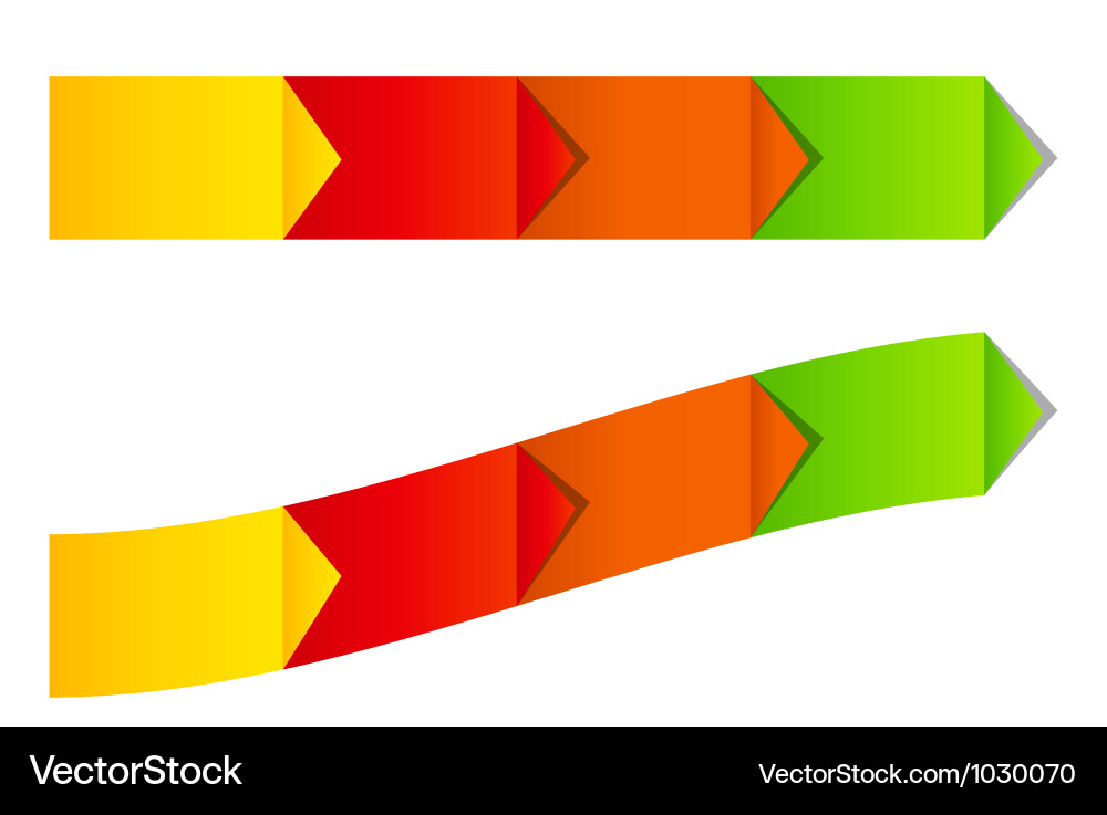 Concept of business process improvements chart vector image