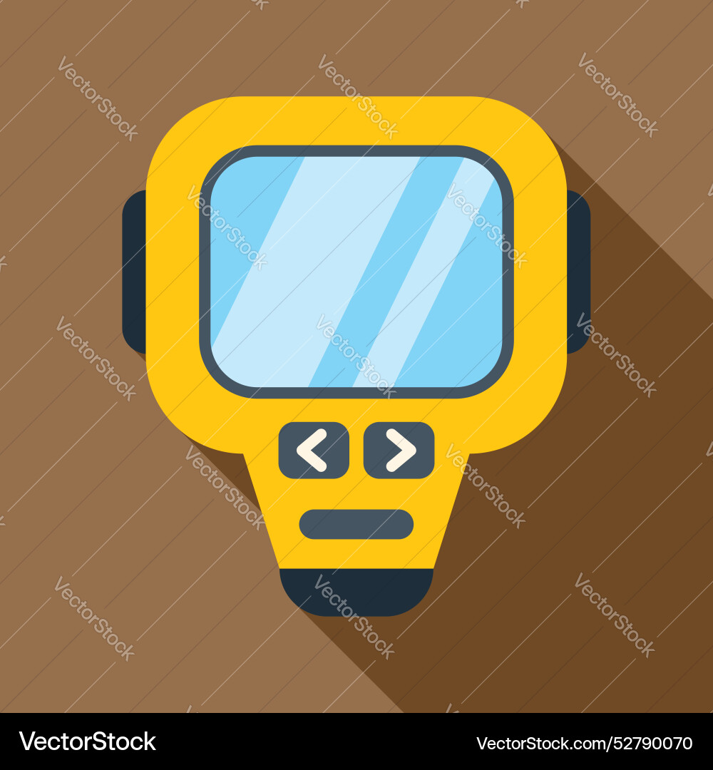 Electronic device with buttons and screen Electronic device with buttons and screen vector image