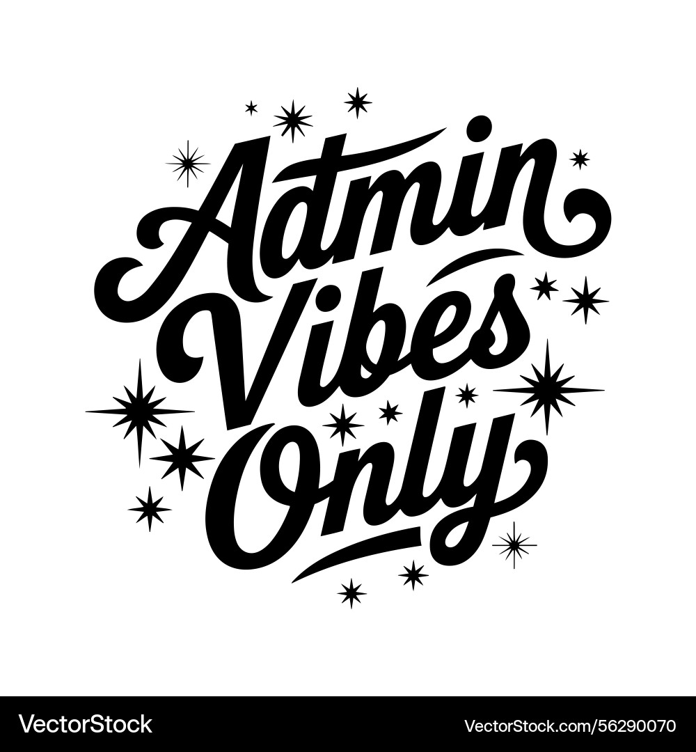 Text retro-style lettering star decorations Vector Image