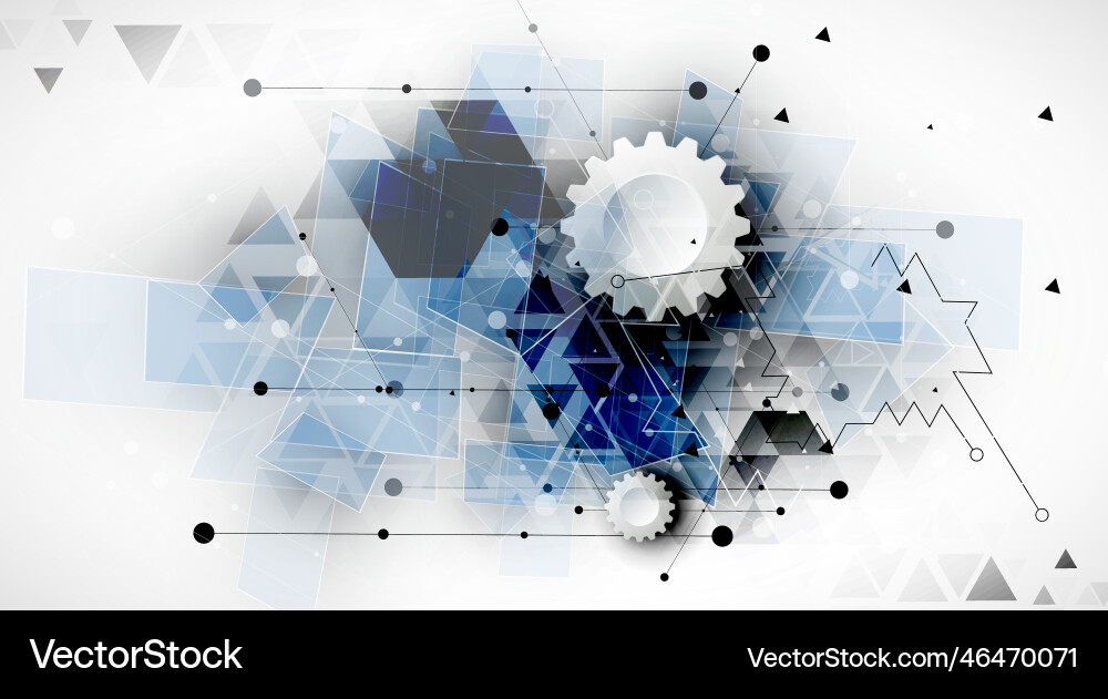 Abstract internet computer technology business Vector Image