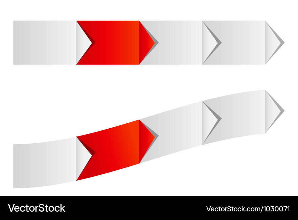 Concept of business process improvements chart vector image
