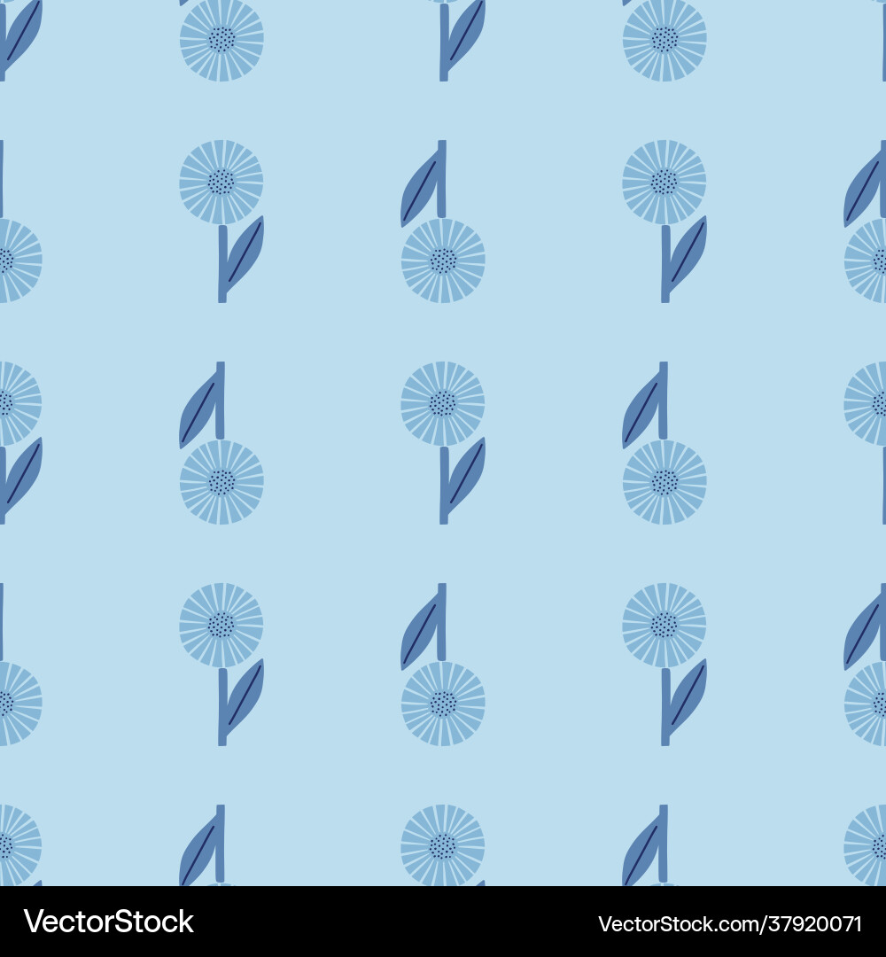 Nature botanic seamless pattern with hand drawn Nature botanic seamless pattern with hand drawn vector image