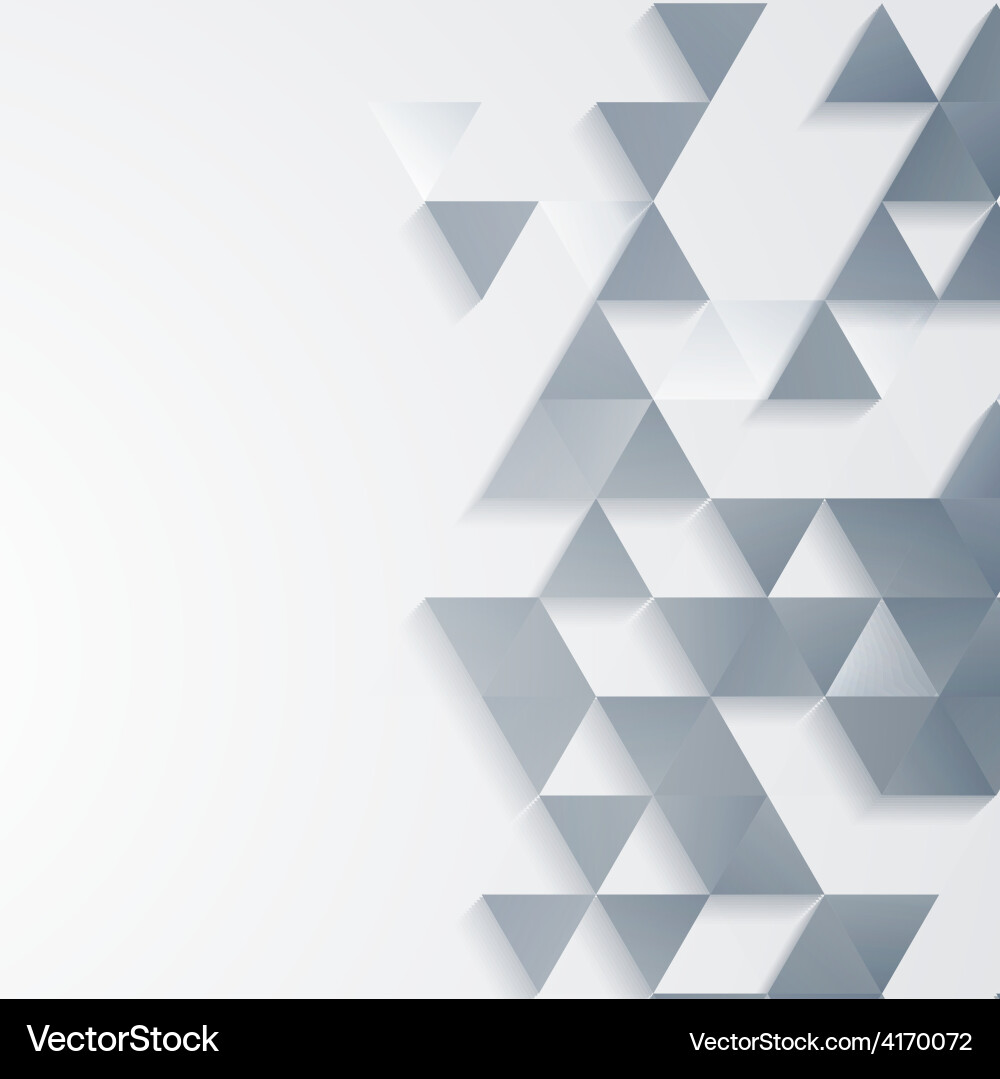 Abstract geometric background with triangles Vector Image