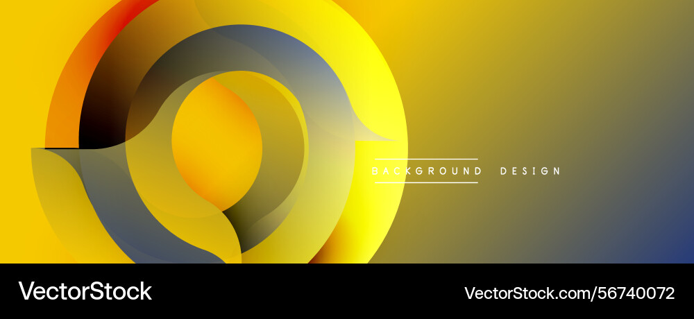 Abstract yellow design features overlapping Abstract yellow design features overlapping vector image