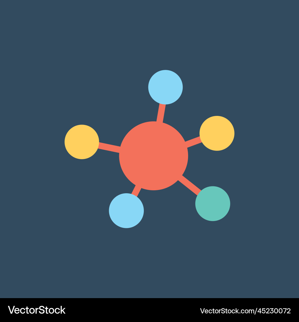 Analytics structure icon Analytics structure icon vector image