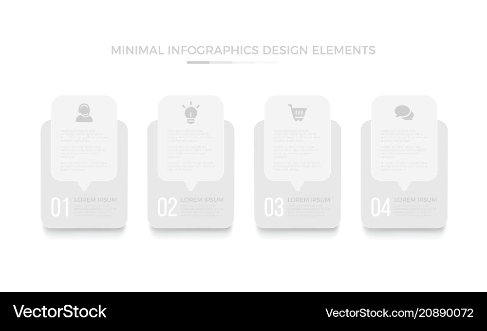 Business data visualization time line process Vector Image