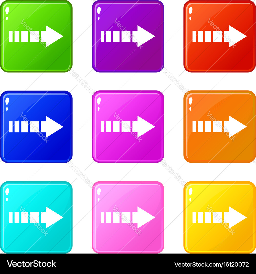 Cursor set 9 vector image