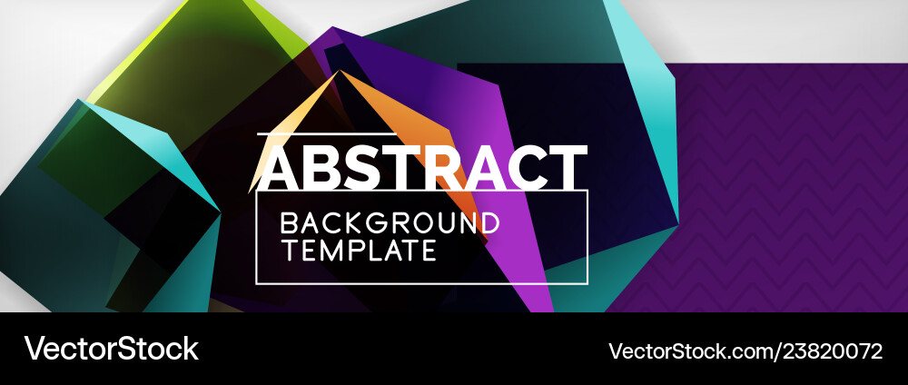 Dark color geometric abstract background 3d Dark color geometric abstract background 3d Vector Image