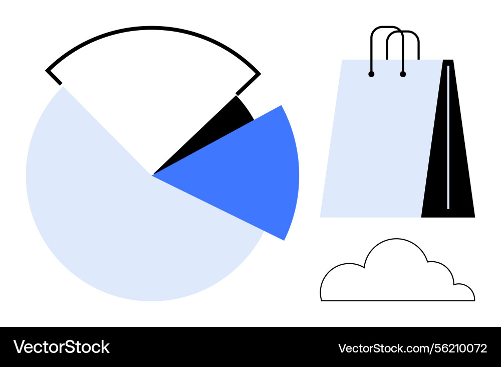 Data analytics and e-commerce integration Data analytics and e-commerce integration vector image