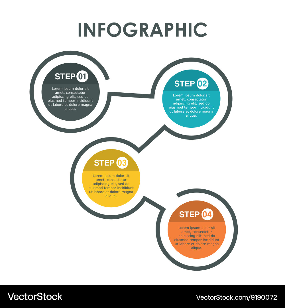 Infograhic design data icon colorful vector image