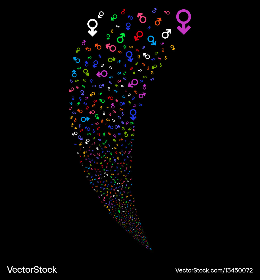 Mars symbol random stream Mars symbol random stream vector image