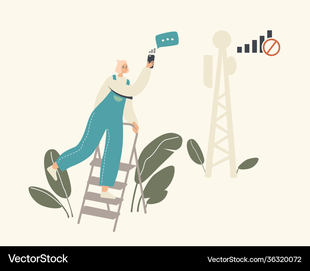 Network technology error no wi-fi signal Network technology error no wi-fi signal vector image