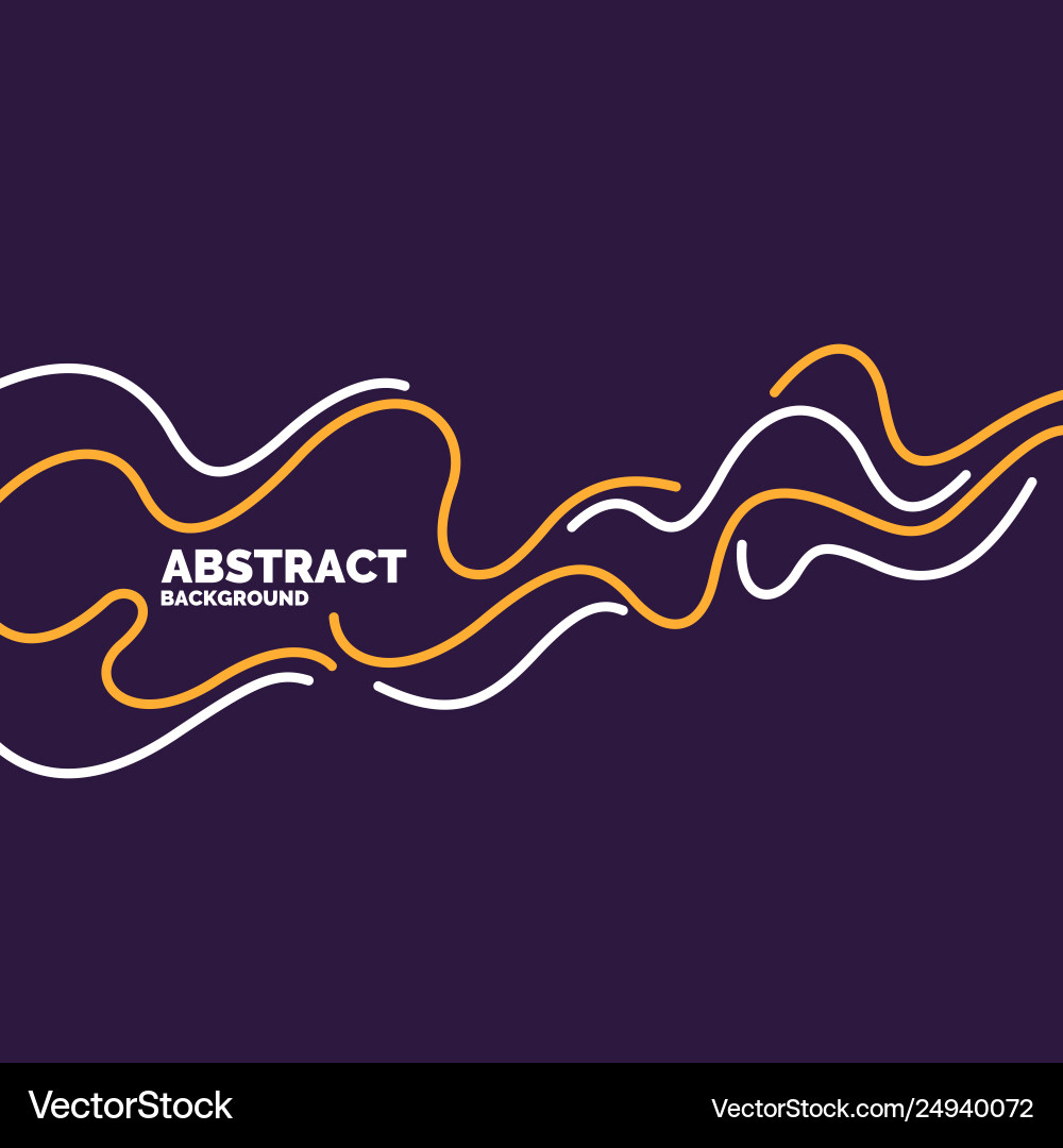 Poster with dynamic waves minimal Vector Image
