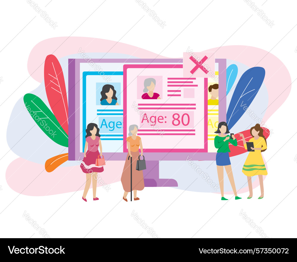 Public profile web development website designer vector image