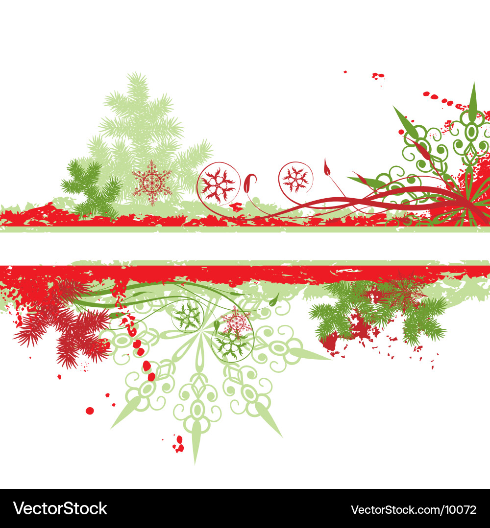 Winter Swirls Vector Image