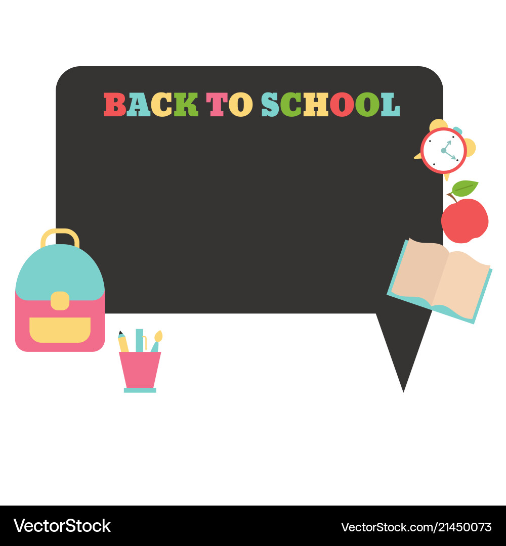 Back to school Royalty Free Vector Image - VectorStock