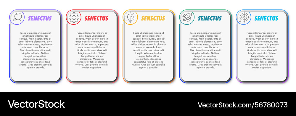 Bullet points numbers from 1 to 5 list markers Bullet points numbers from 1 to 5 list markers Vector Image
