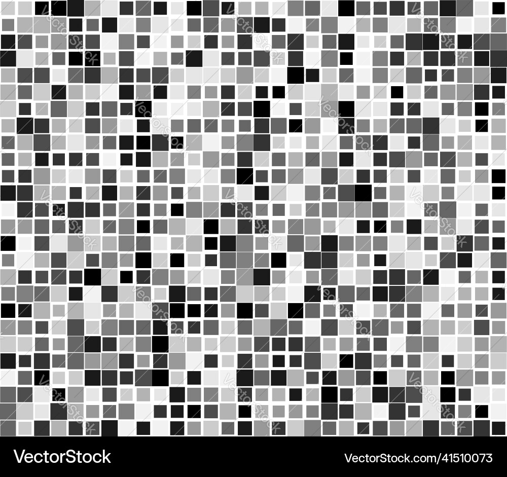 Random mosaic square tiles seamless repeatable Vector Image